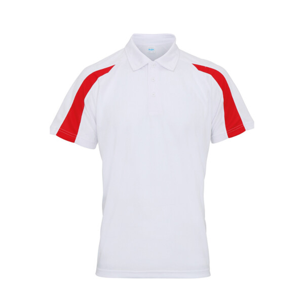 contrasting polo for custom printing