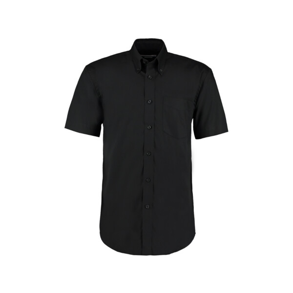 corporate oxford shirt in black